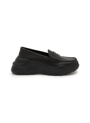 Main View - Click To Enlarge - AKIKOAOKI - Hybrid Gravity Platform Leather Women's Penny Loafer Sneakers