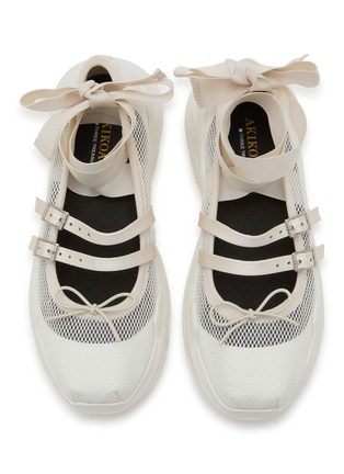 Detail View - Click To Enlarge - AKIKOAOKI - Giselle Platform Lace Up Women's Sneakers