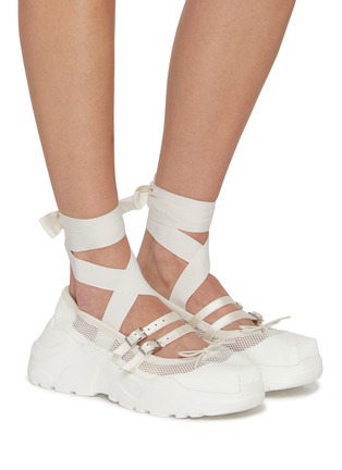 Figure View - Click To Enlarge - AKIKOAOKI - Giselle Platform Lace Up Women's Sneakers