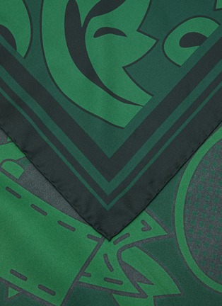 Detail View - Click To Enlarge - LACOSTE - Tennis Print Scarf