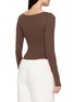Back View - Click To Enlarge - BEYOND YOGA - Long Sleeve Boatneck Jersey Bodysuit