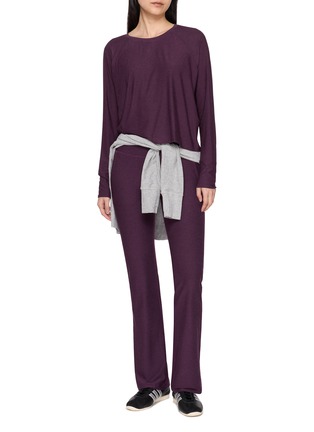 Figure View - Click To Enlarge - BEYOND YOGA - Featherweight Spacedye Daydreamer Top