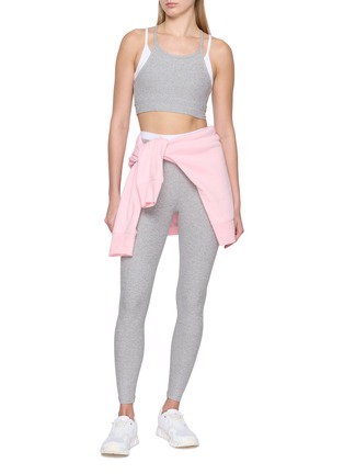 Figure View - Click To Enlarge - BEYOND YOGA - Spacedye On The Double Long Line Bra