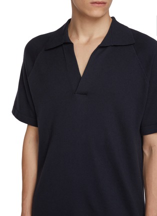 - MAGNUS & NOVUS - Short Sleeve Cotton Cashmere Polo Shirt