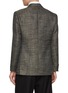 Back View - Click To Enlarge - MAGNUS & NOVUS - Jacquard Sheen Linen Blend Blazer