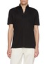Main View - Click To Enlarge - MAGNUS & NOVUS - Wool Tencel Cotton Blend Polo Shirt