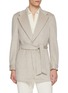 Main View - Click To Enlarge - MAGNUS & NOVUS - Belted Loro Piana Cashmere Coat