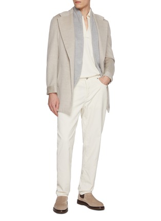 Figure View - Click To Enlarge - MAGNUS & NOVUS - Belted Loro Piana Cashmere Coat