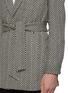  - MAGNUS & NOVUS - Monochrome Belted Wool Coat