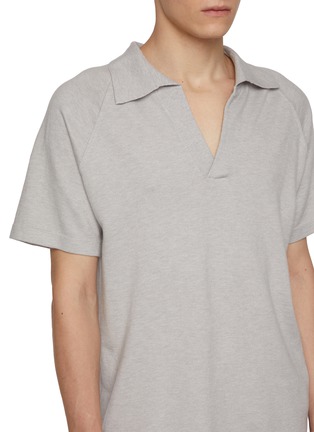  - MAGNUS & NOVUS - Short Sleeve Cotton Cashmere Polo Shirt