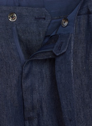  - MAGNUS & NOVUS - Flat Front Linen Shorts