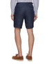 Back View - Click To Enlarge - MAGNUS & NOVUS - Flat Front Linen Shorts