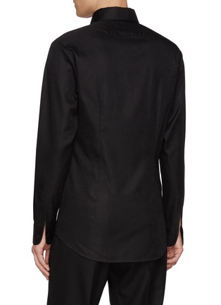 Back View - Click To Enlarge - MAGNUS & NOVUS - Sheen Alumo Cotton Shirt