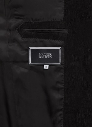  - MAGNUS & NOVUS - Jacquard Stretch Wool Blend Jacket