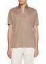 Main View - Click To Enlarge - MAGNUS & NOVUS - Wool Tencel Cotton Blend Polo Shirt