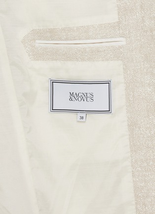  - MAGNUS & NOVUS - Texture Weave Cotton Linen Blazer