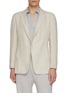 Main View - Click To Enlarge - MAGNUS & NOVUS - Texture Weave Cotton Linen Blazer