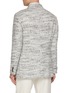 Back View - Click To Enlarge - MAGNUS & NOVUS - Mélange Textured Wool Linen Blend Blazer
