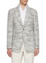 Main View - Click To Enlarge - MAGNUS & NOVUS - Mélange Textured Wool Linen Blend Blazer