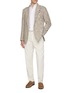 Figure View - Click To Enlarge - MAGNUS & NOVUS - Linen Effect Alumo Cotton Shirt