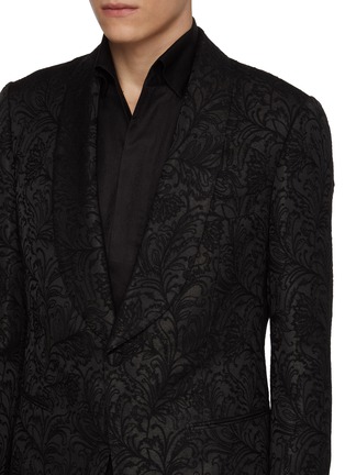  - MAGNUS & NOVUS - Floral Embroidered Jacquard Blazer