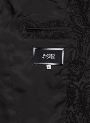  - MAGNUS & NOVUS - Floral Embroidered Jacquard Blazer
