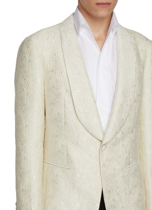  - MAGNUS & NOVUS - Floral Jacquard Cotton Wool Blend Jacket