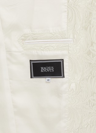  - MAGNUS & NOVUS - Floral Jacquard Cotton Wool Blend Jacket