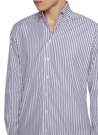  - MAGNUS & NOVUS - Wide Stripe Loro Piana Cotton Shirt