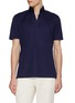 Main View - Click To Enlarge - MAGNUS & NOVUS - Wool Tencel Cotton Blend Polo Shirt