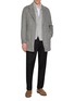 Figure View - Click To Enlarge - MAGNUS & NOVUS - Belted Double Faced Loro Piana Cashmere Coat