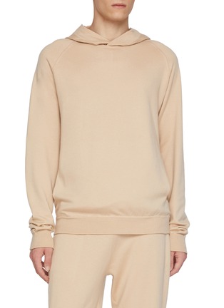 Main View - Click To Enlarge - MAGNUS & NOVUS - Cotton Cashmere Knit Hoodie
