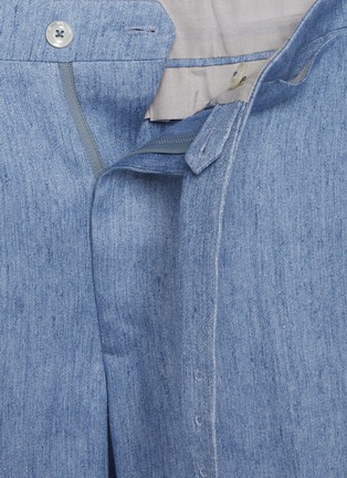  - MAGNUS & NOVUS - Flat Front Linen Shorts