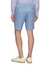 Back View - Click To Enlarge - MAGNUS & NOVUS - Flat Front Linen Shorts