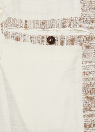  - MAGNUS & NOVUS - Mélange Textured Wool Linen Blend Jacket