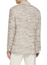 Back View - Click To Enlarge - MAGNUS & NOVUS - Mélange Textured Wool Linen Blend Jacket