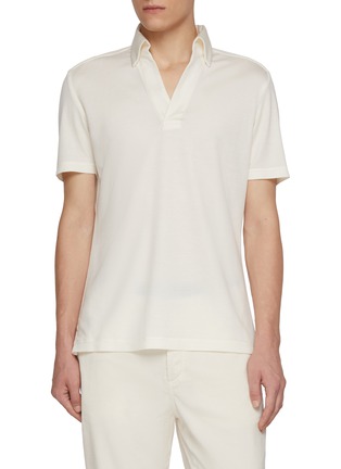 Main View - Click To Enlarge - MAGNUS & NOVUS - Short Sleeve Polo Shirt