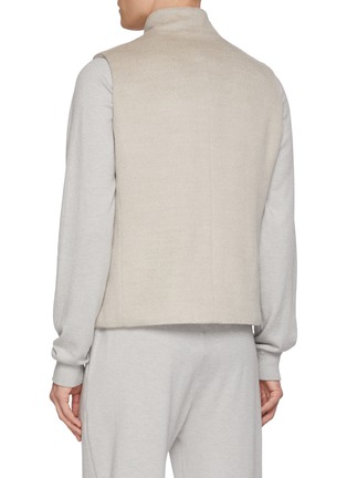 Back View - Click To Enlarge - MAGNUS & NOVUS - Stand Collar Cashmere Vest
