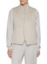 Main View - Click To Enlarge - MAGNUS & NOVUS - Stand Collar Cashmere Vest