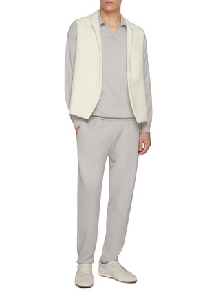 Figure View - Click To Enlarge - MAGNUS & NOVUS - Stand Collar V-Neck Vest