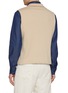 Back View - Click To Enlarge - MAGNUS & NOVUS - Stand Collar V-Neck Vest