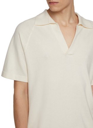  - MAGNUS & NOVUS - Short Sleeve Cotton Cashmere Polo Shirt