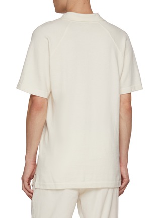 Back View - Click To Enlarge - MAGNUS & NOVUS - Short Sleeve Cotton Cashmere Polo Shirt