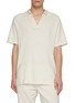 Main View - Click To Enlarge - MAGNUS & NOVUS - Short Sleeve Cotton Cashmere Polo Shirt