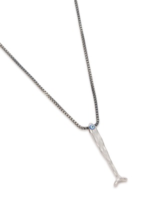 Detail View - Click To Enlarge - TATEOSSIAN - Rhodium Plated Silver Feng Shui Fish Necklace