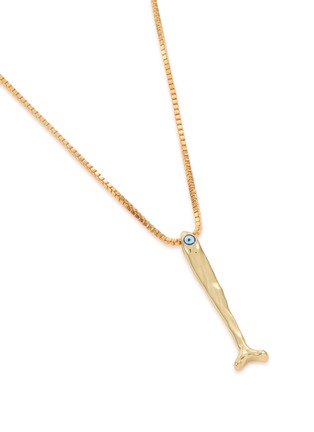 Detail View - Click To Enlarge - TATEOSSIAN - Gold Plated Silver Feng Shui Fish Necklace