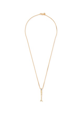 Main View - Click To Enlarge - TATEOSSIAN - Gold Plated Silver Feng Shui Fish Necklace