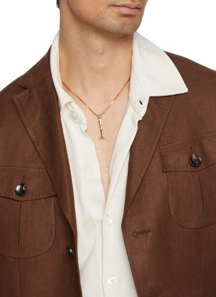 Figure View - Click To Enlarge - TATEOSSIAN - Gold Plated Silver Feng Shui Fish Necklace