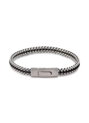 Main View - Click To Enlarge - TATEOSSIAN - Tris Button Metal Chain Bracelet
