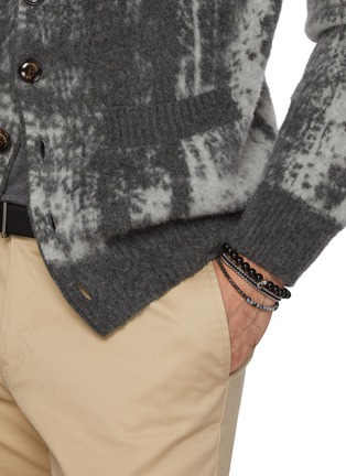 Figure View - Click To Enlarge - TATEOSSIAN - Tris Button Metal Chain Bracelet